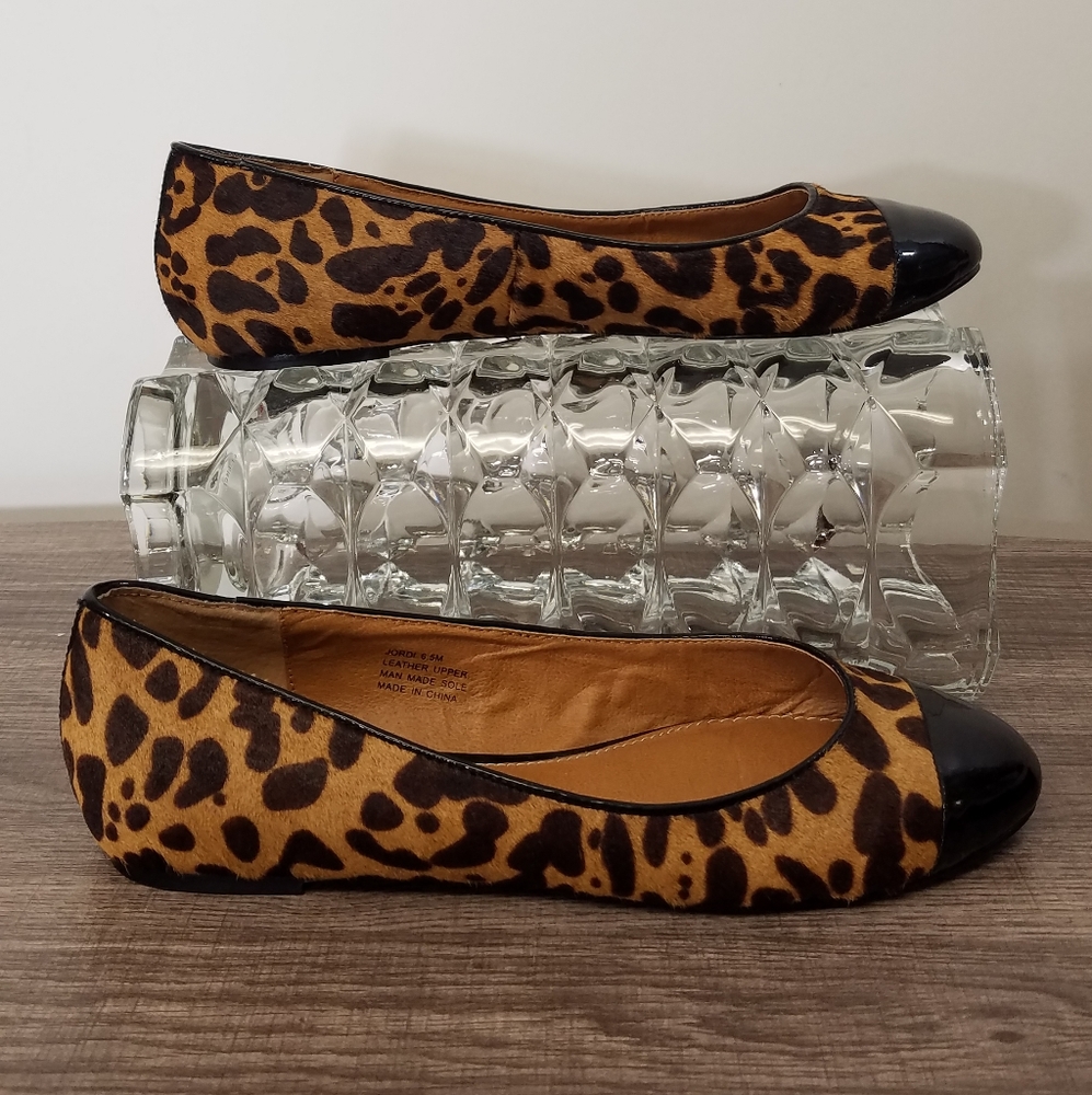 Kelsi Dagger HP🎉🎀 Flats Jordi Cheetah Patent 6.5 - Picture 2 of 8
